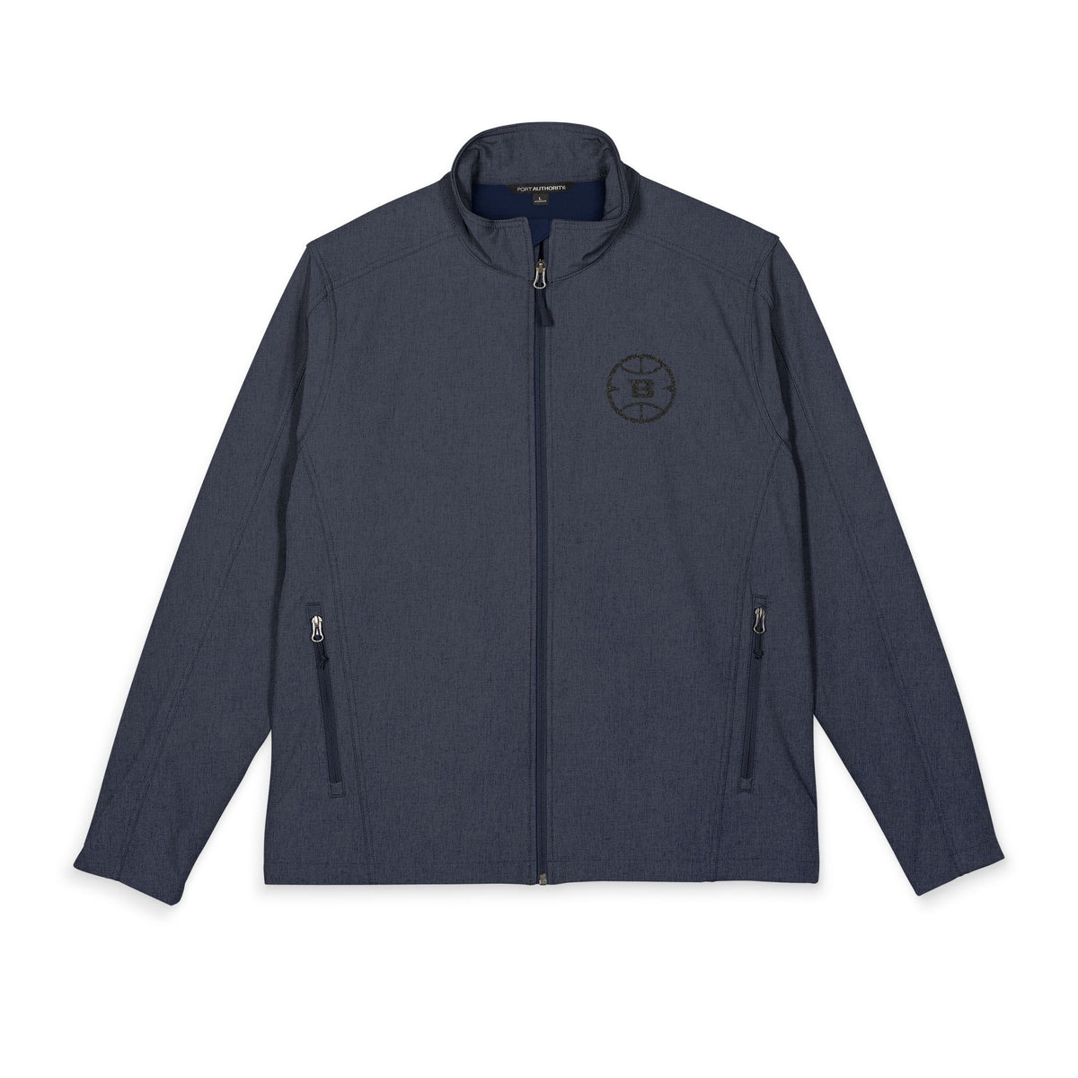 Logo Collection Soft Shell Jacket | Embroidered All Black