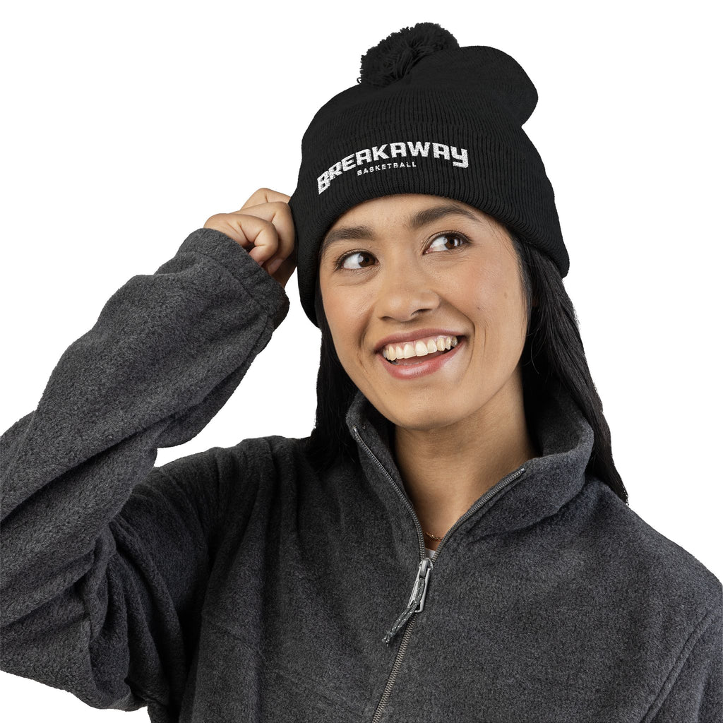 Breakaway Basketball Pom-pom Beanie | Embroidered