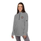 Logo Collection Adidas Quarter-Zip Pullover | Embroidered Red B