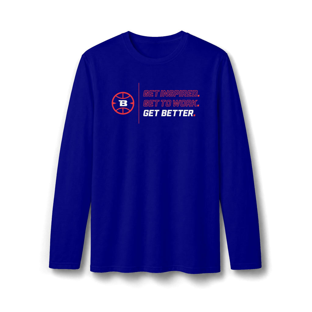 Get Better. Long Sleeve Gildan Tee | ADULT