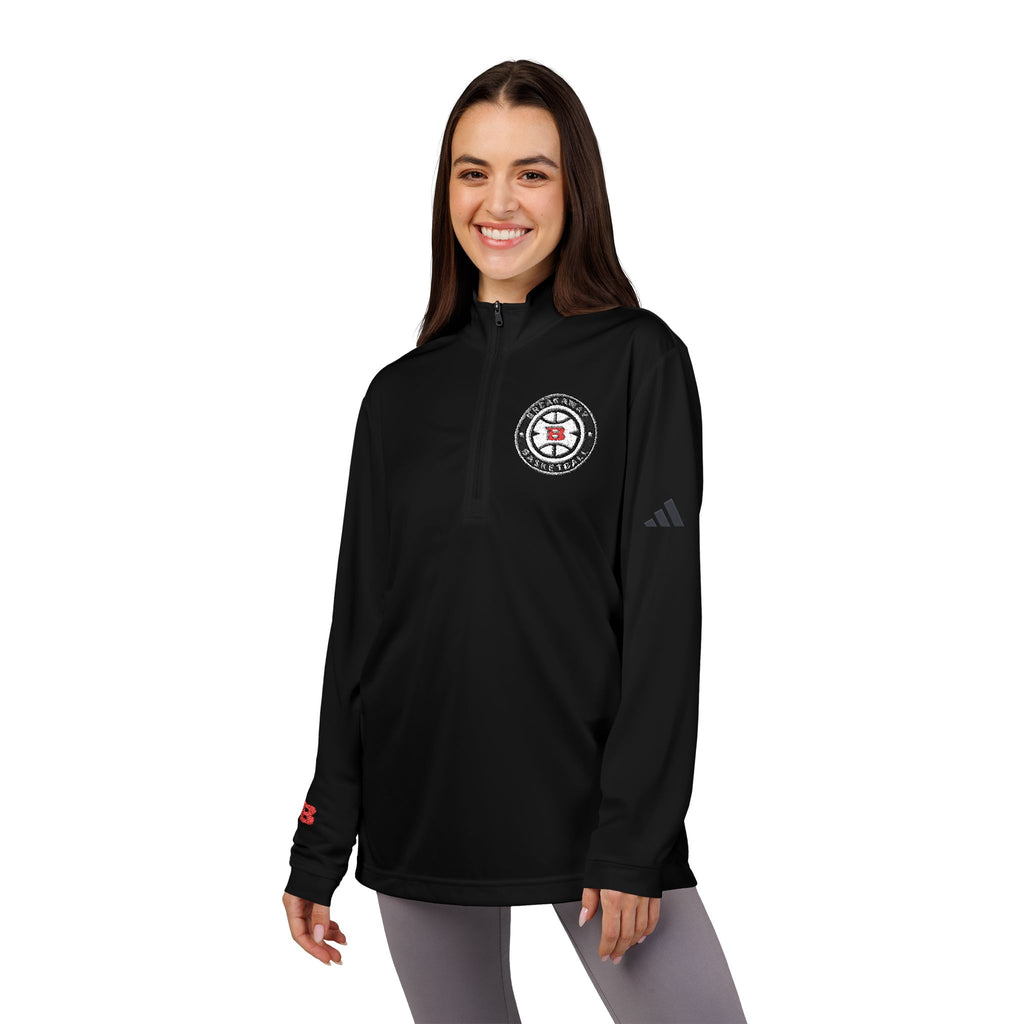 Breakaway Basketball Adidas Quarter-Zip Pullover | Embroidered