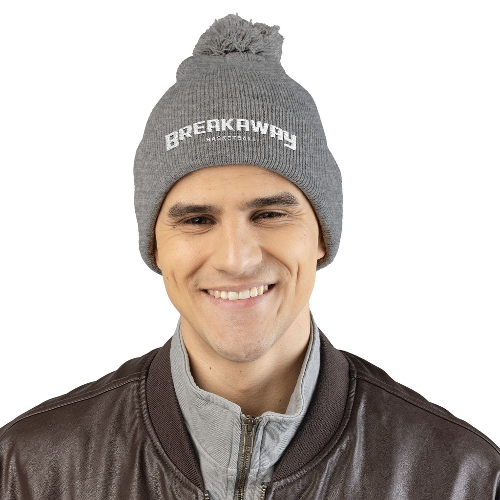 Breakaway Basketball Pom-pom Beanie | Embroidered