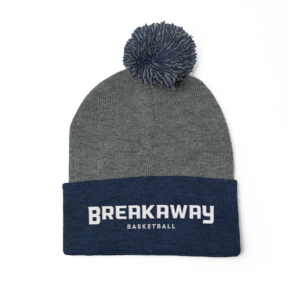 Breakaway Basketball Pom-pom Beanie | Embroidered