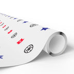 Logo Collection Wrapping Paper | White
