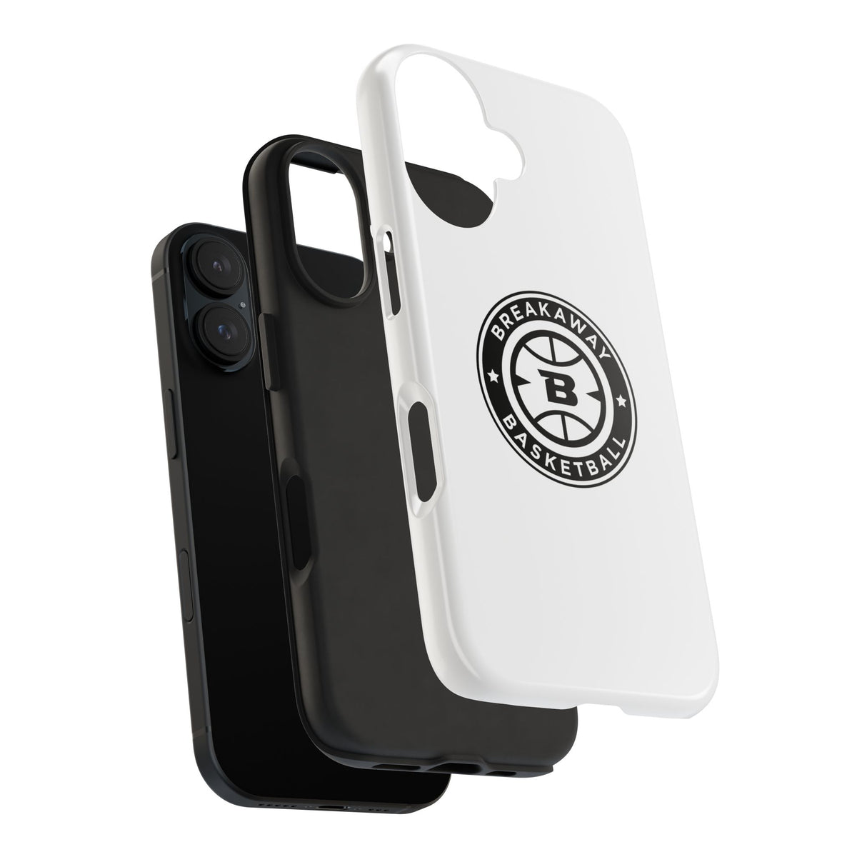 Breakaway Basketball White Phone Case