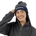 Breakaway Basketball Pom-pom Beanie | Embroidered