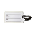 Breakaway Basketball Leather Luggage Tag