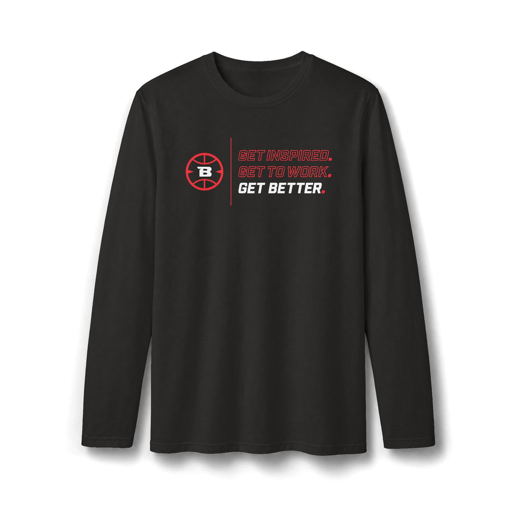 Get Better. Long Sleeve Gildan Tee | ADULT