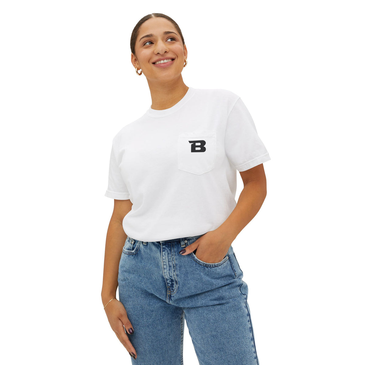 Breakaway Basketball Pocket Tee | Double Sided