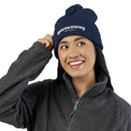 Breakaway Basketball Pom-pom Beanie | Embroidered