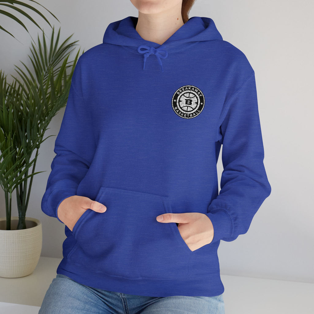 Breakaway Basketball Embroidered Hoodie | Port & Co.