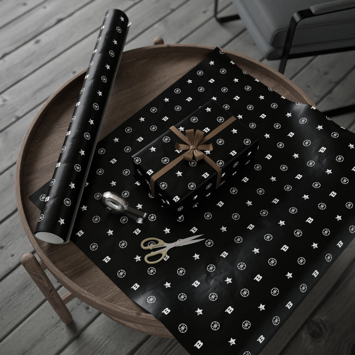 Logo Collection Wrapping Paper | Black