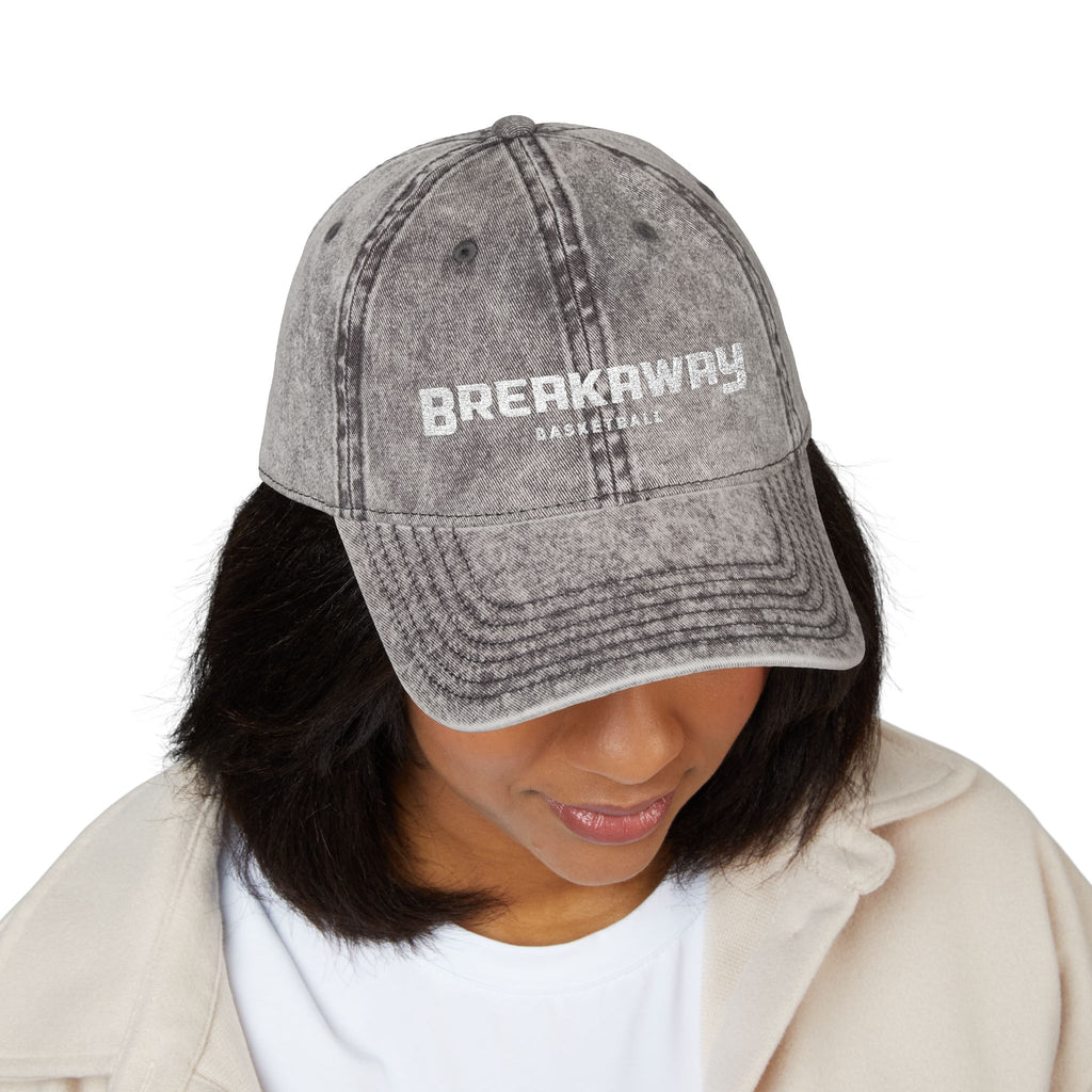 Breakaway Basketball Vintage Fade Baseball Hat | Embroidered