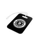 Breakaway Basketball Black Luggage Tag | Double-sided