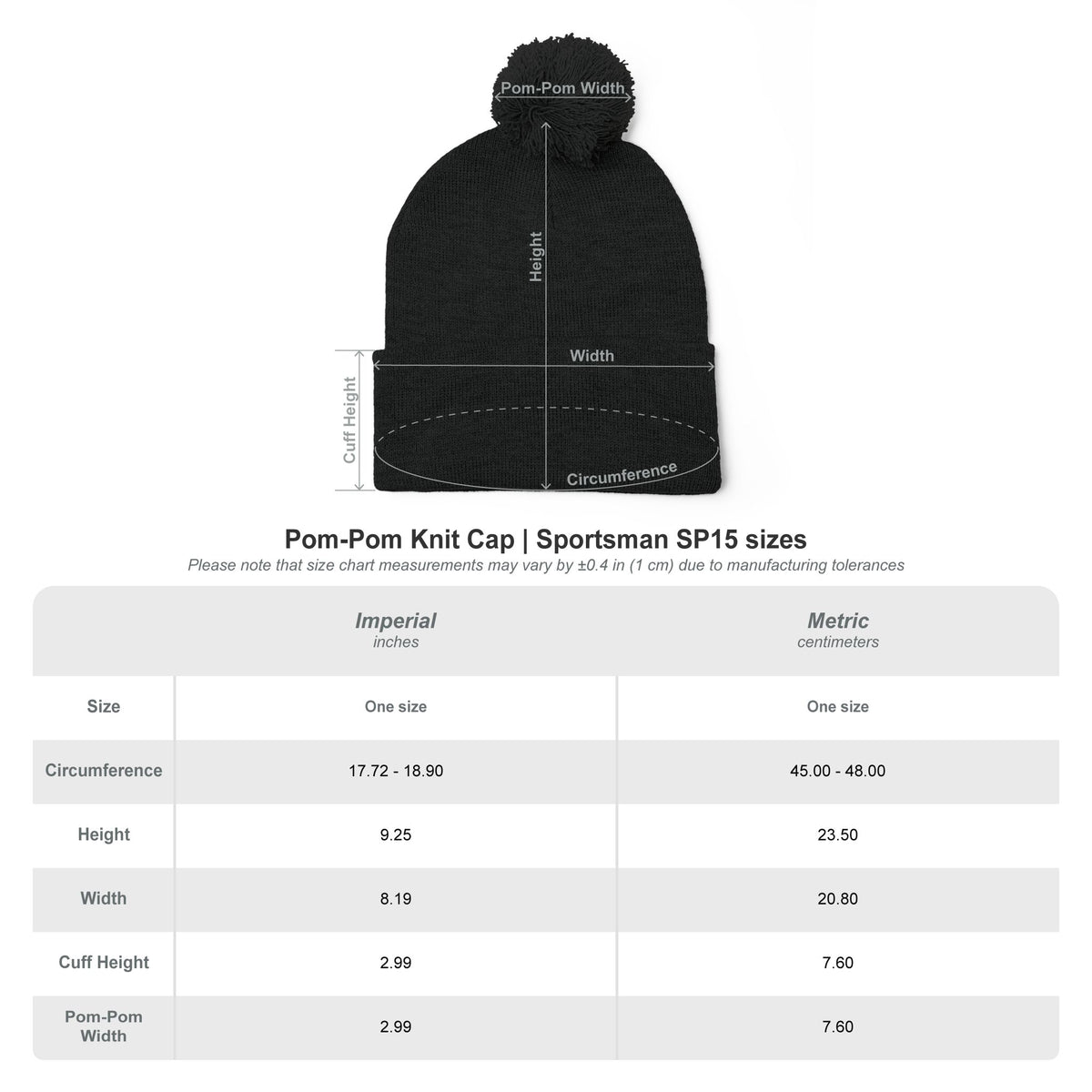 Breakaway Basketball Pom-pom Beanie | Embroidered
