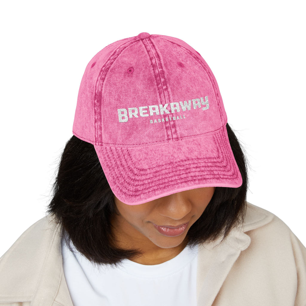 Breakaway Basketball Vintage Fade Baseball Hat | Embroidered