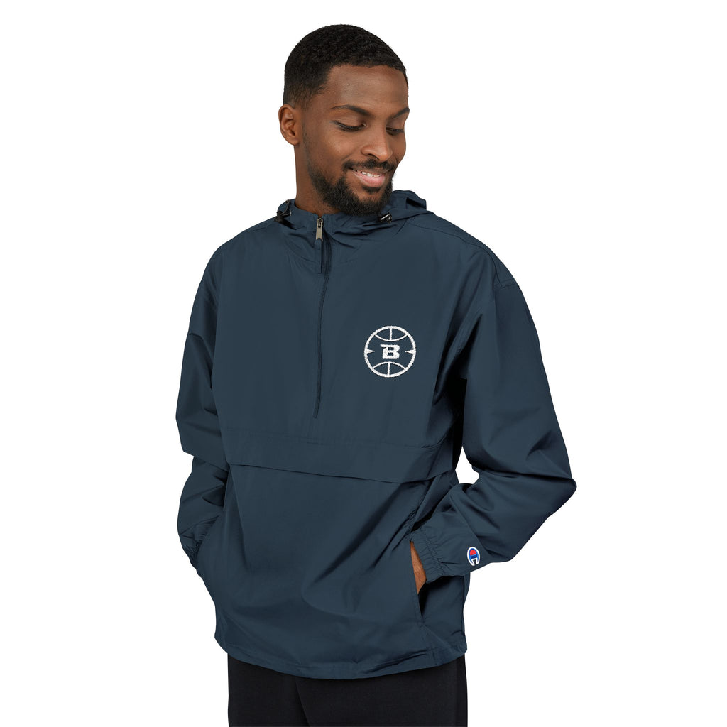 Logo Collection Champion Windbreaker Jacket | Embroidered