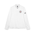Logo Collection Adidas Quarter-Zip Pullover | Embroidered Red B
