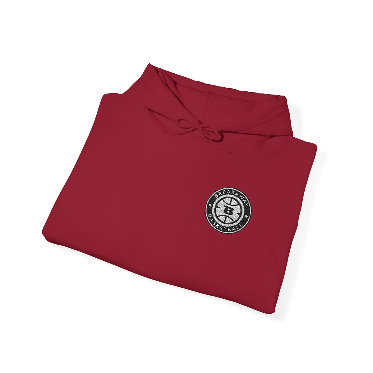 Breakaway Basketball Embroidered Hoodie | Port & Co.