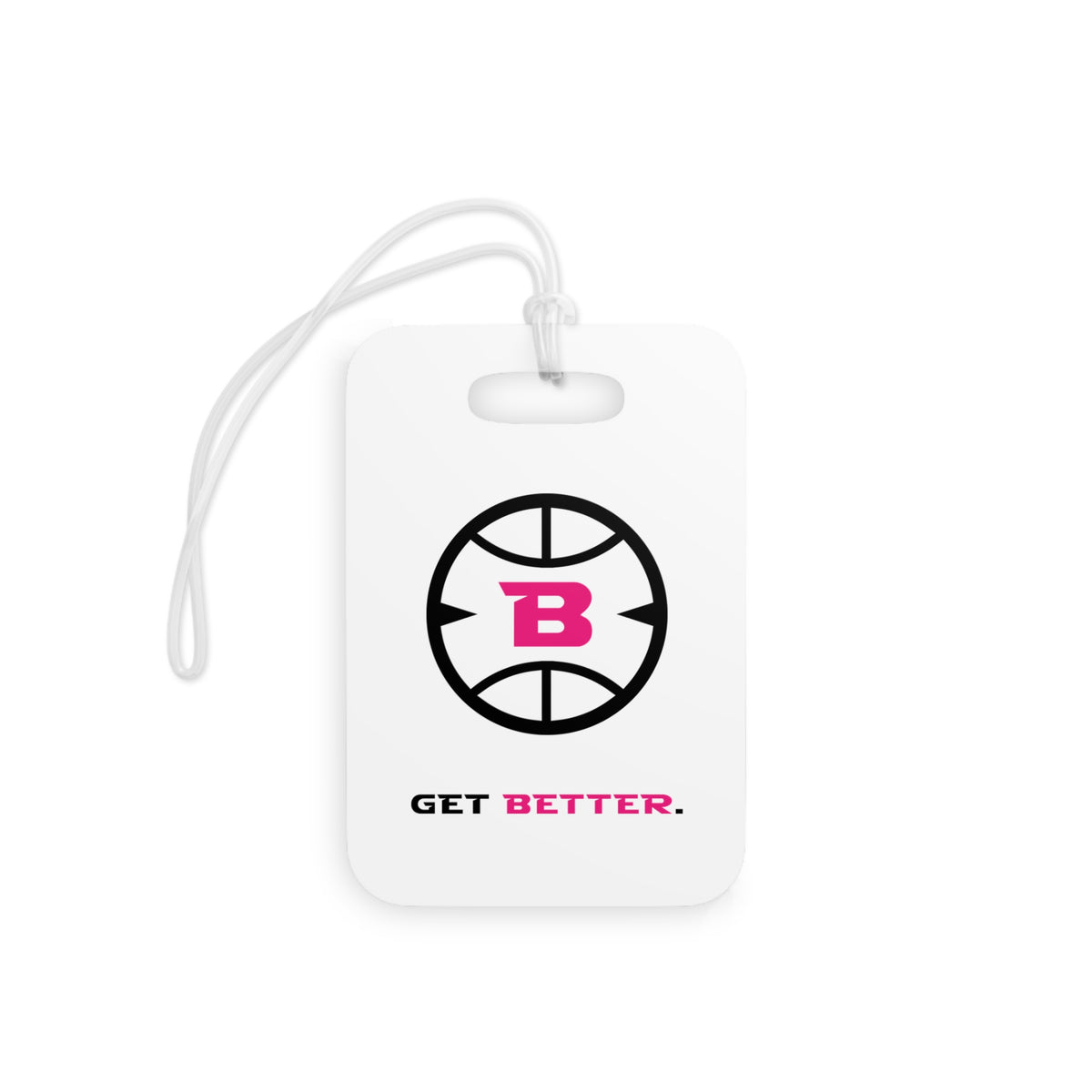 Breakaway Basketball Pink Edition Luggage Tag | Double-sided