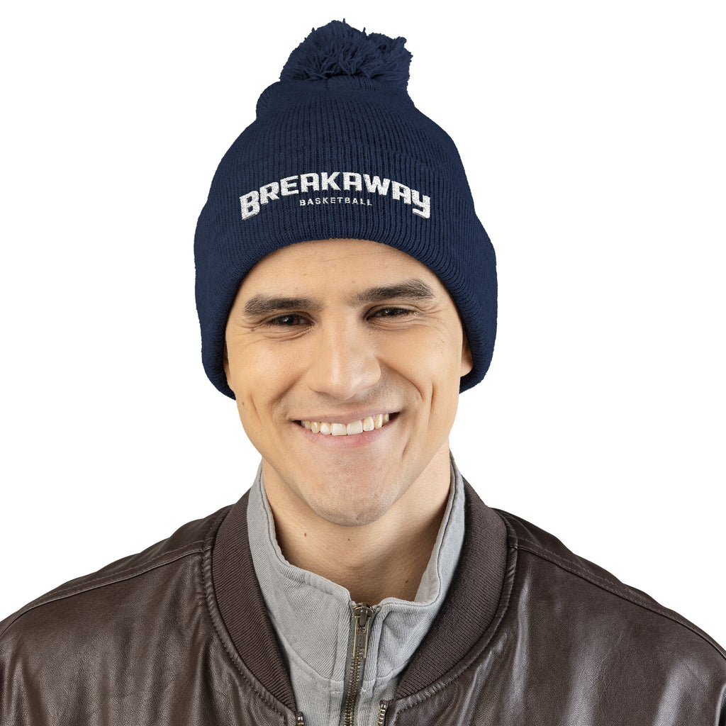 Breakaway Basketball Pom-pom Beanie | Embroidered
