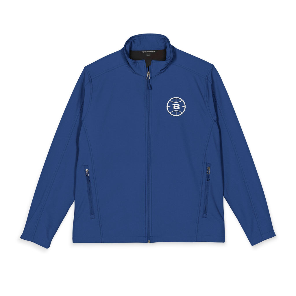 Logo Collection Soft Shell Jacket | Embroidered All White