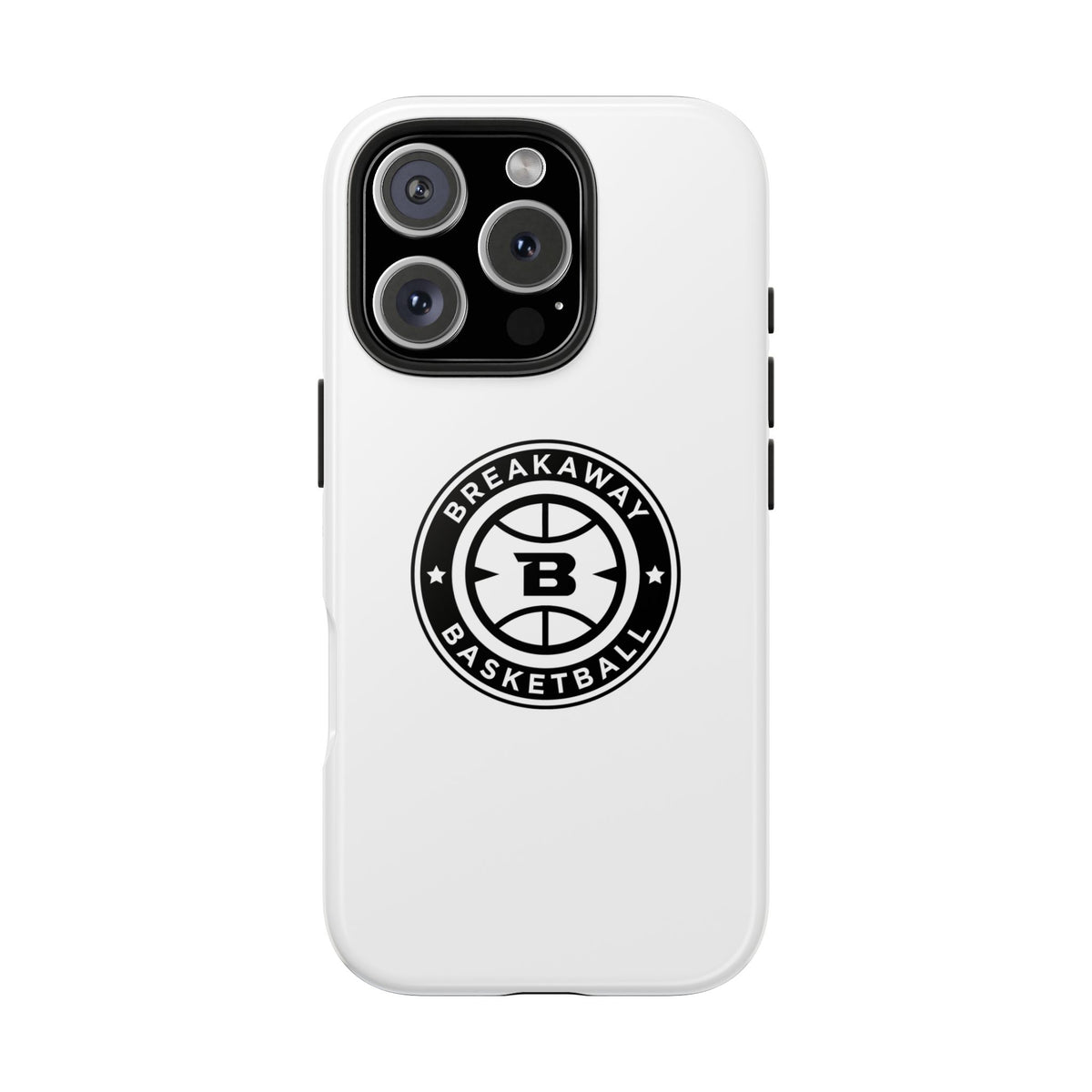 Breakaway Basketball White Phone Case