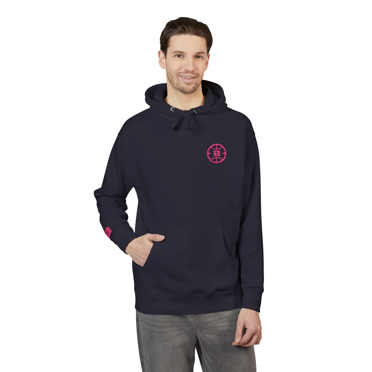 Logo Collection Pink Edition Hoodie | Embroidered