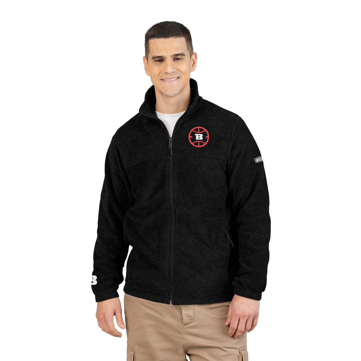 Breakaway Basketball Columbia Fleece Jacket | Embroidered, Double-sided