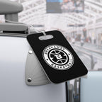 Breakaway Basketball Black Luggage Tag | Double-sided