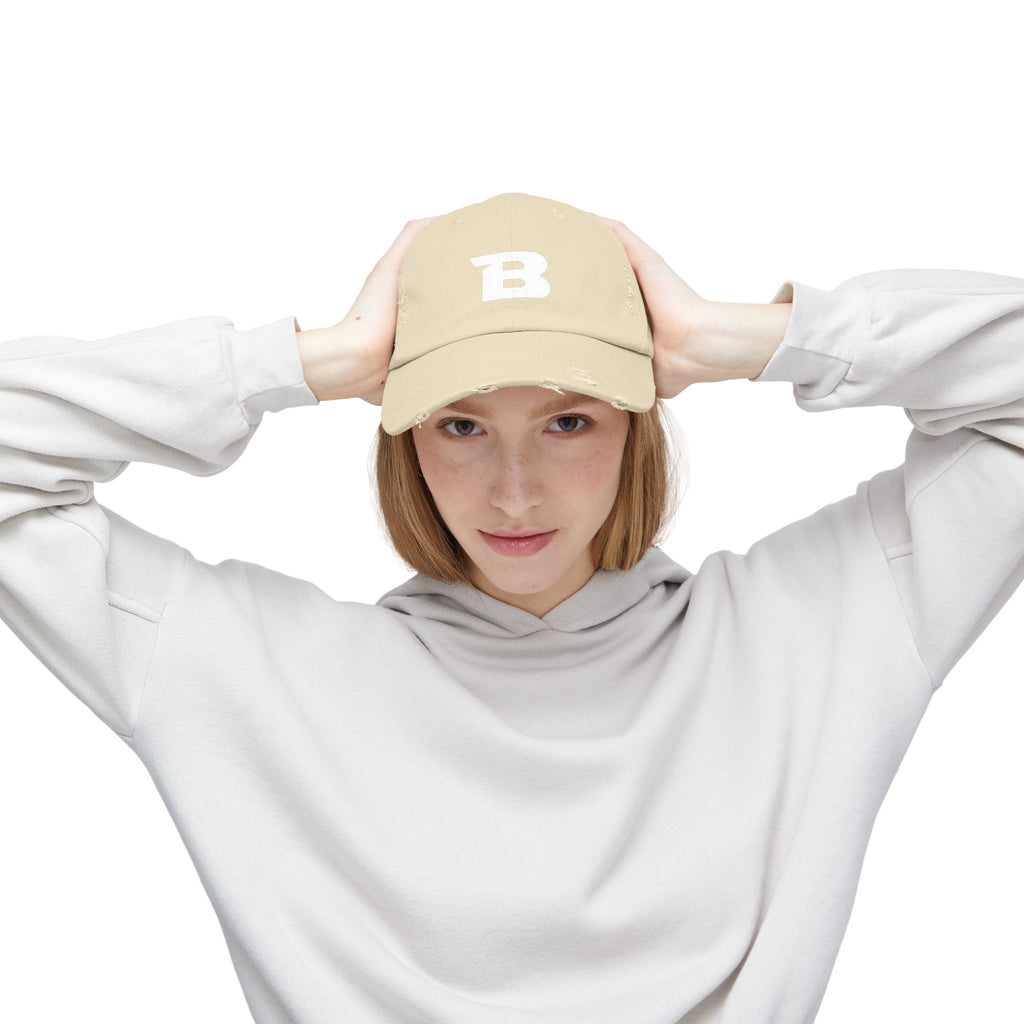 Breakaway B Baseball Hat | Distressed