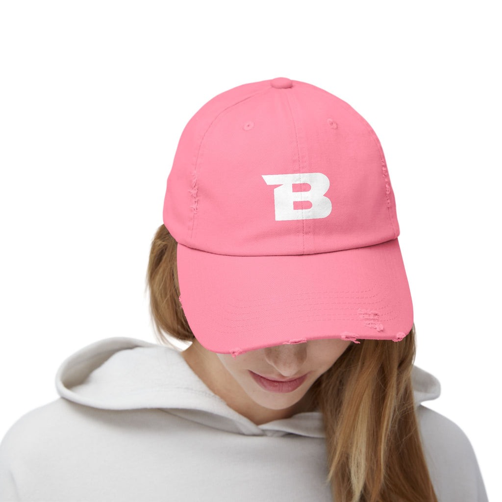 Breakaway B Baseball Hat | Distressed