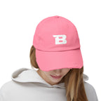 Breakaway B Baseball Hat | Distressed