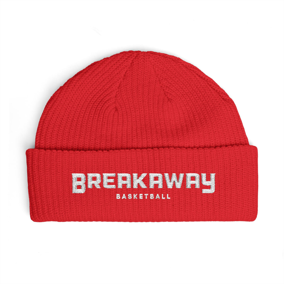 Breakaway Basketball Assorted Color Thick Knit Beanie | Embroidered