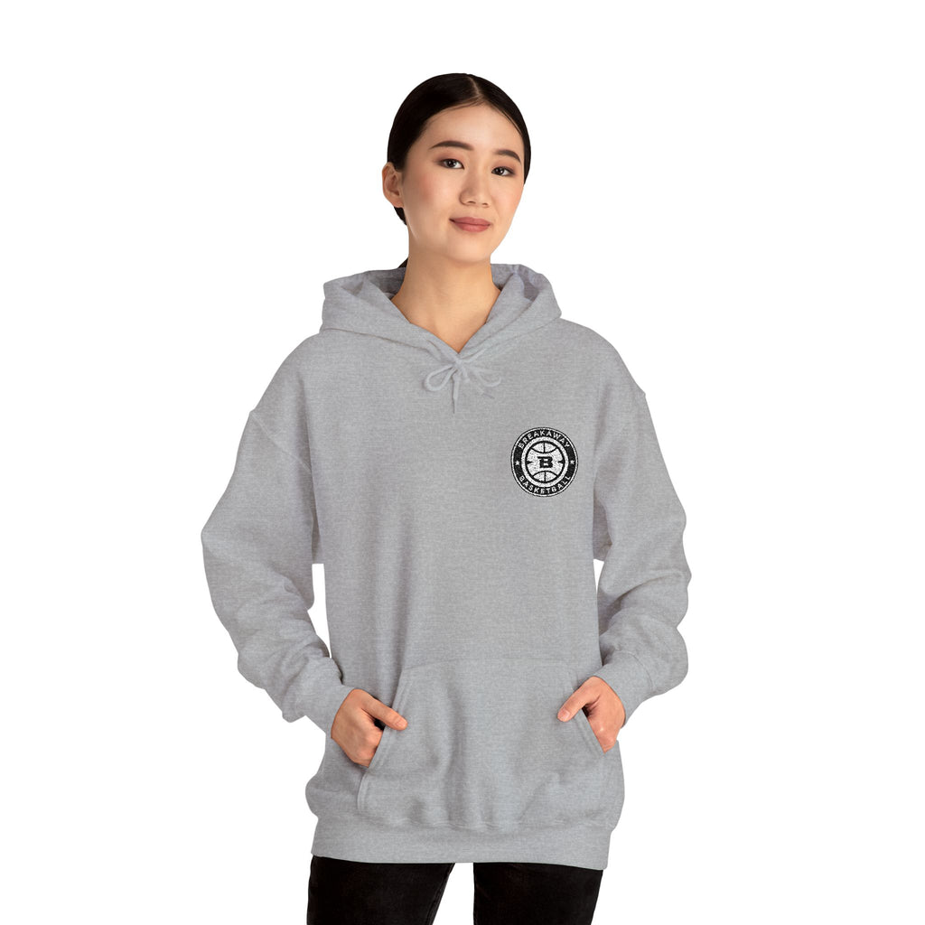 Breakaway Basketball Embroidered Hoodie | Port & Co.