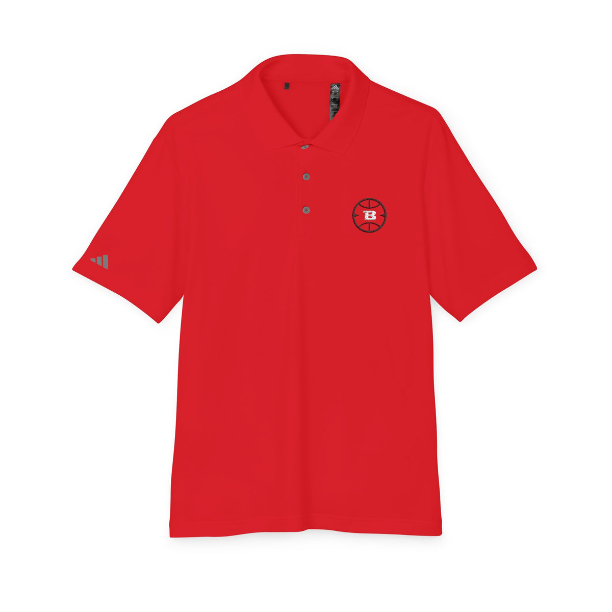 Logo Collection Adidas Polo | Embroidered Black