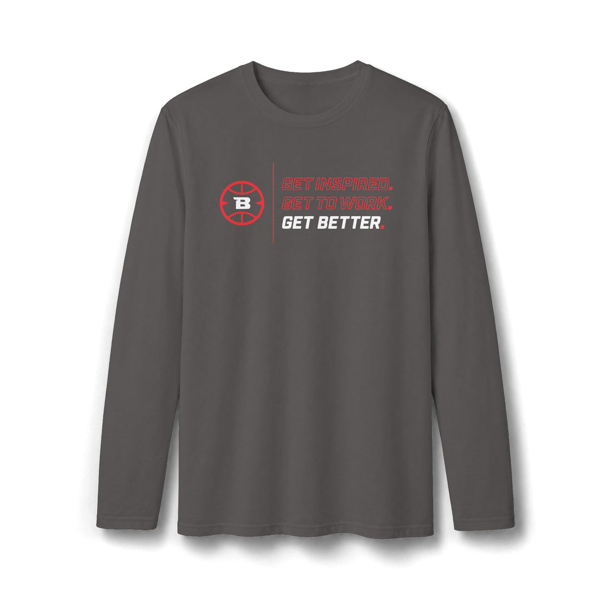 Get Better. Long Sleeve Gildan Tee | ADULT