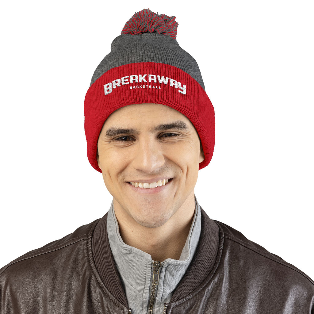 Breakaway Basketball Pom-pom Beanie | Embroidered