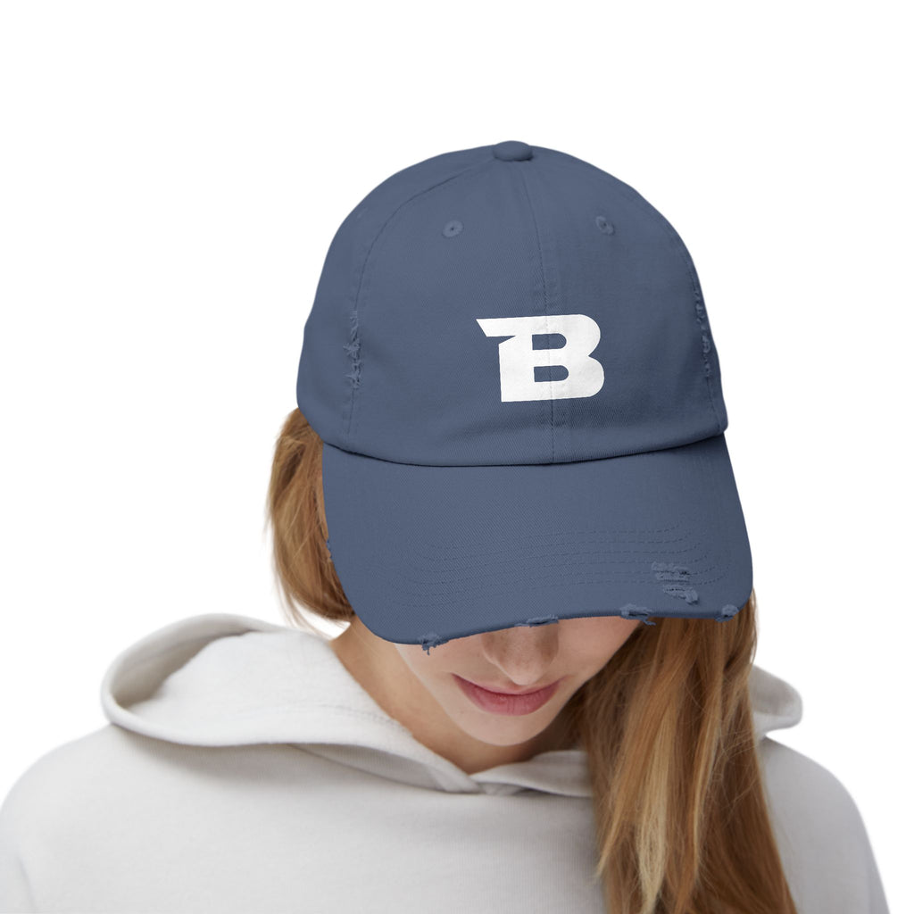 Breakaway B Baseball Hat | Distressed