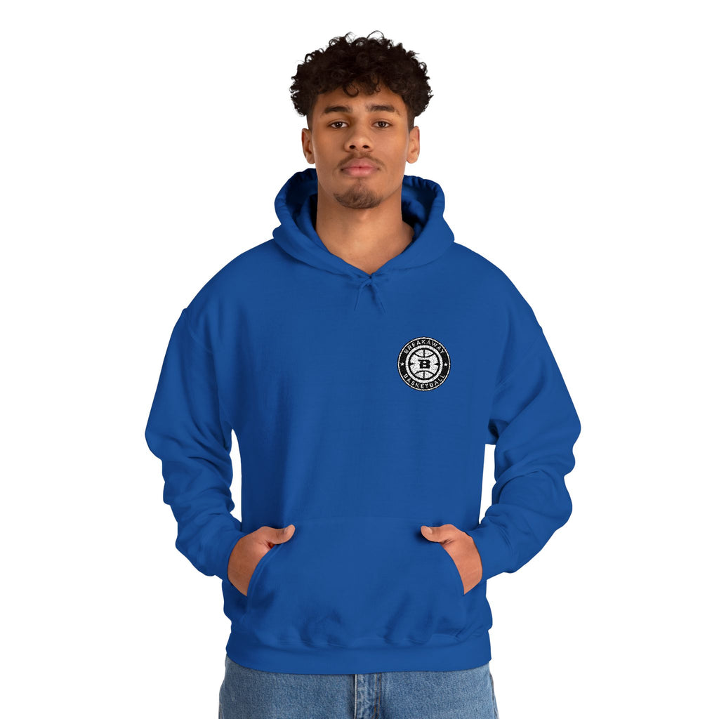 Breakaway Basketball Embroidered Hoodie | Port & Co.