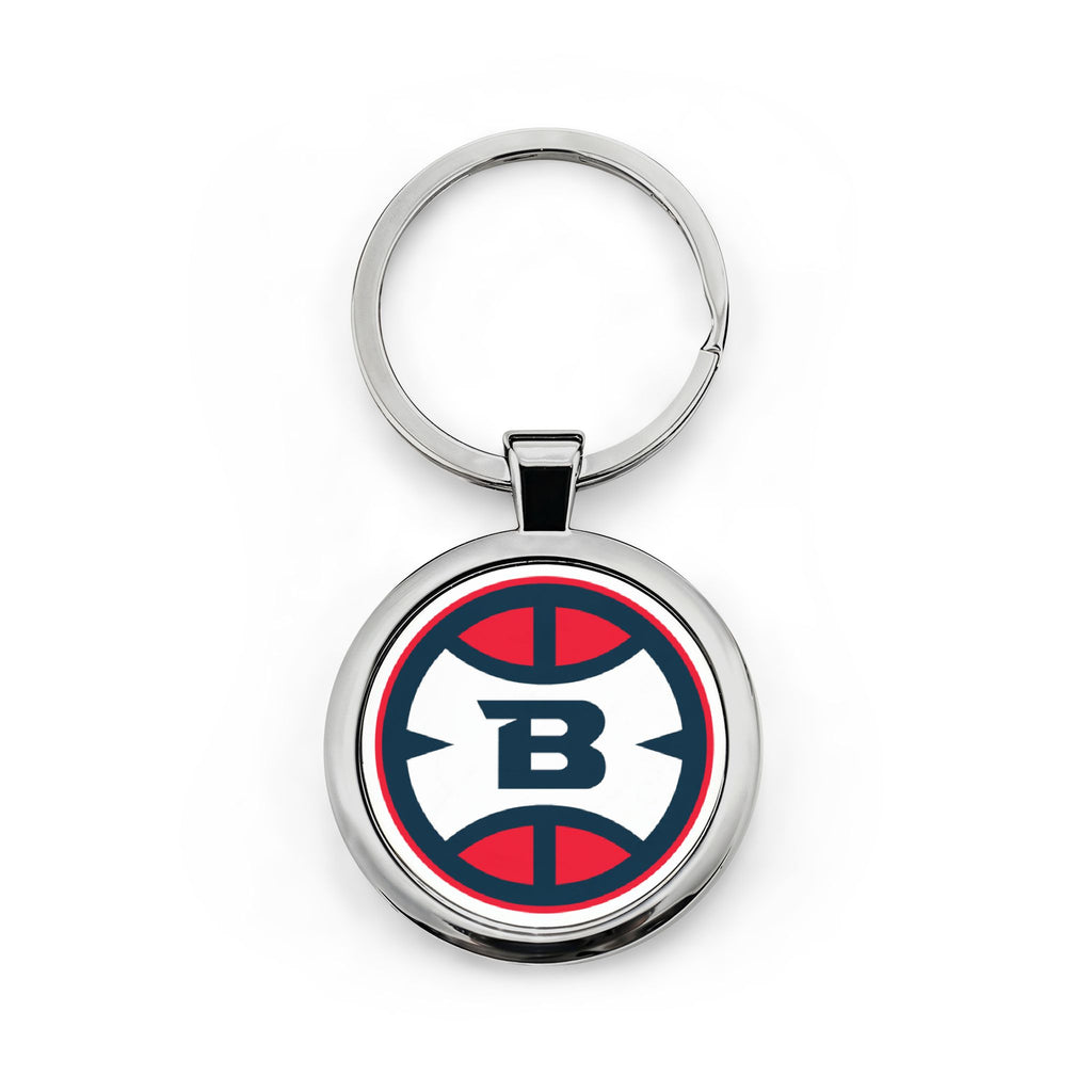 Logo Collection Inverse Stainless Steel Keychain | Short