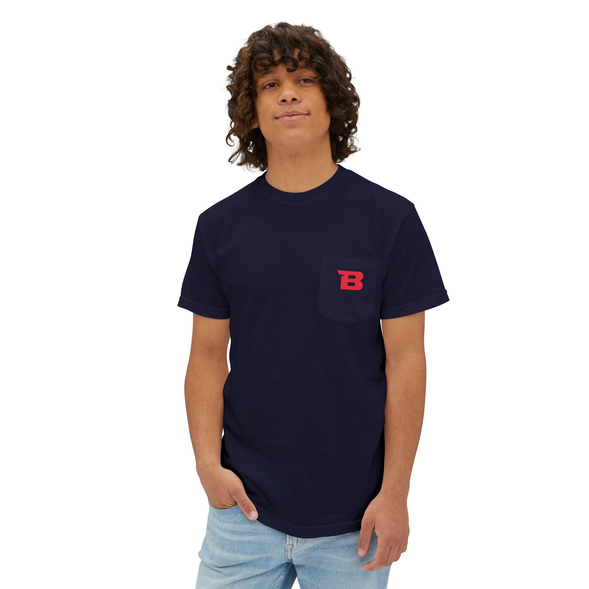 Breakaway Basketball Pocket Tee | Double Sided