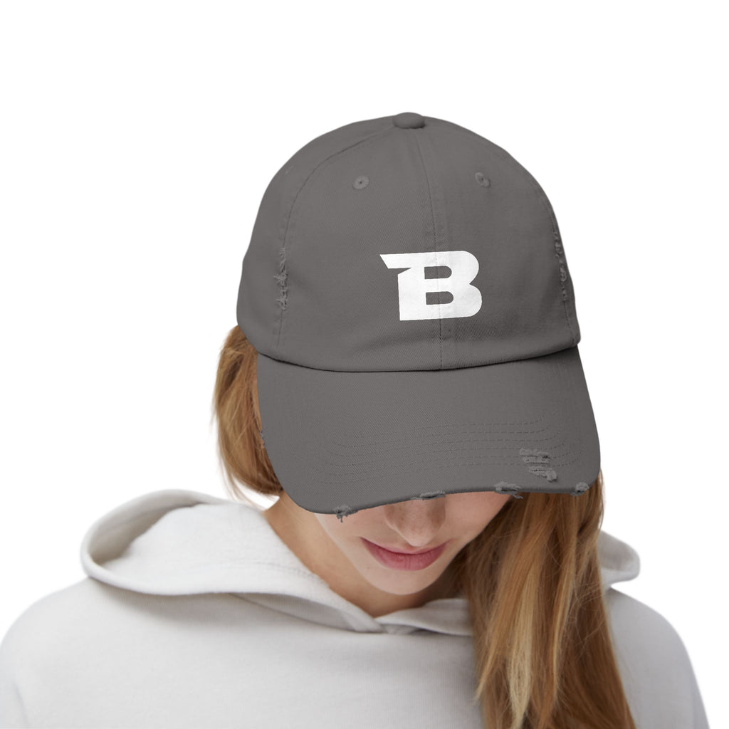 Breakaway B Baseball Hat | Distressed