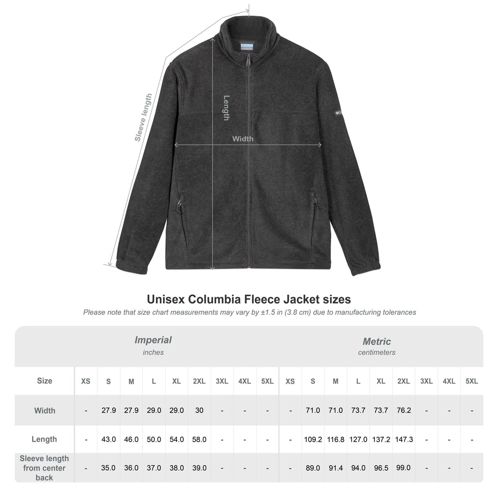 Breakaway Basketball Columbia Fleece Jacket | Embroidered, Double-sided