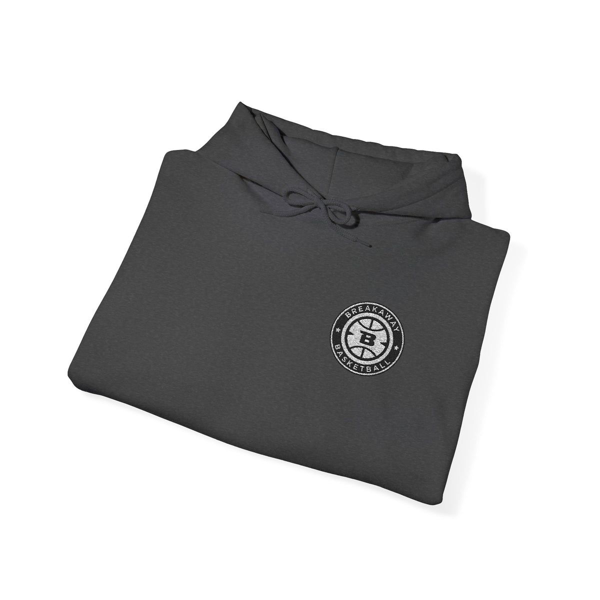 Breakaway Basketball Embroidered Hoodie | Port & Co.
