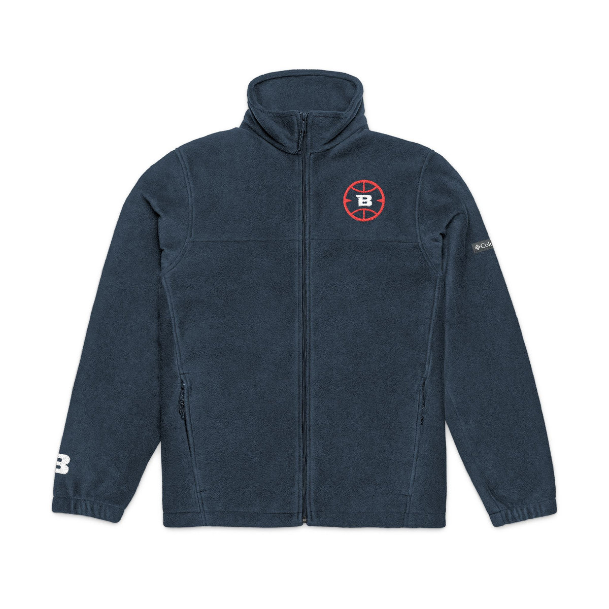 Breakaway Basketball Columbia Fleece Jacket | Embroidered, Double-sided