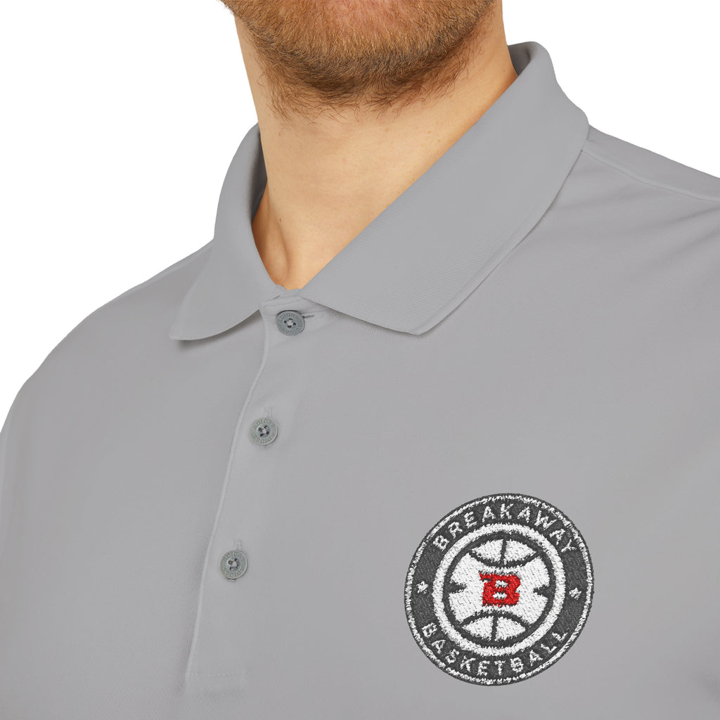 Breakaway Basketball Adidas Polo | Embroidered