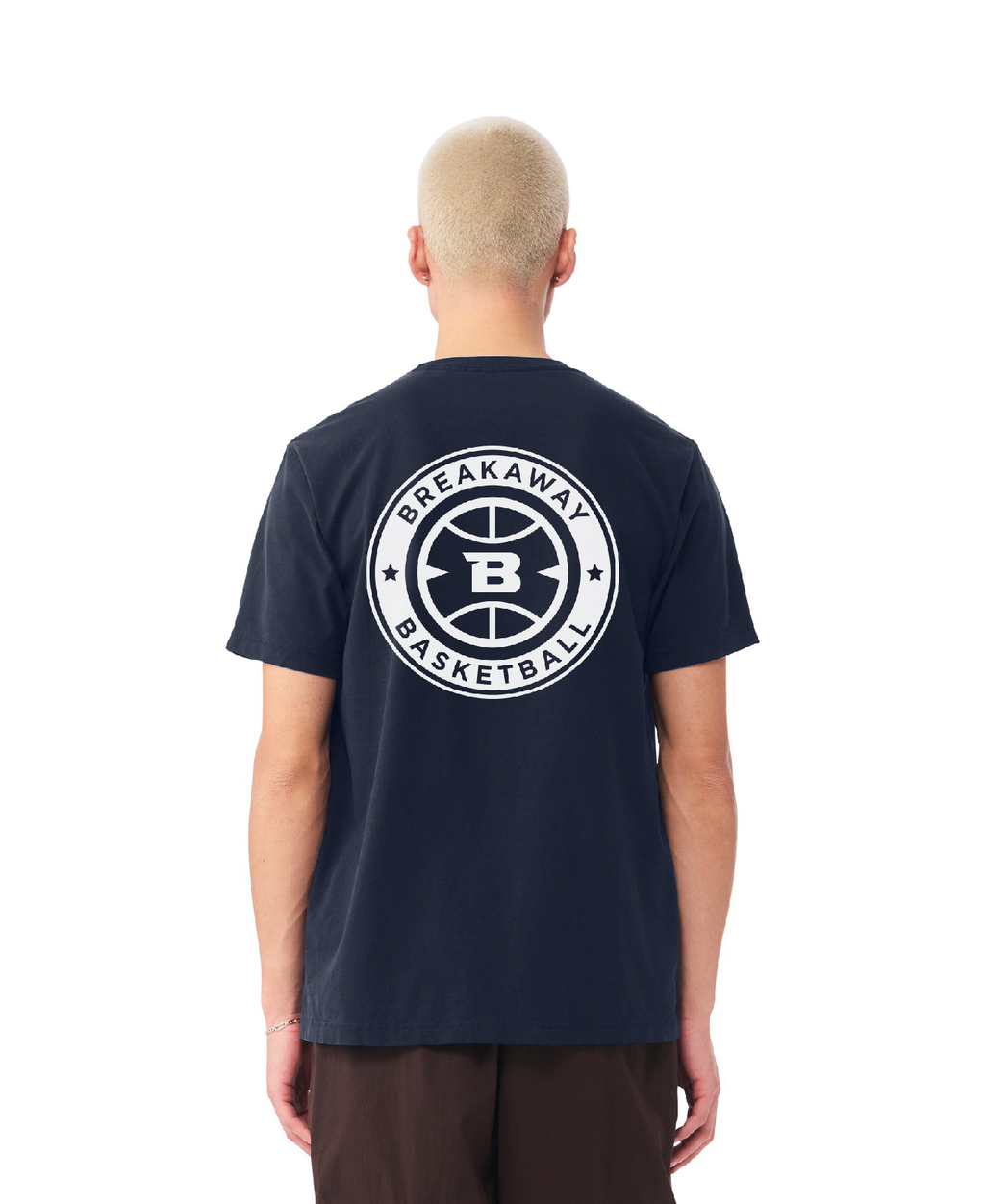Breakaway Basketball Athletic Tee | Double-sided