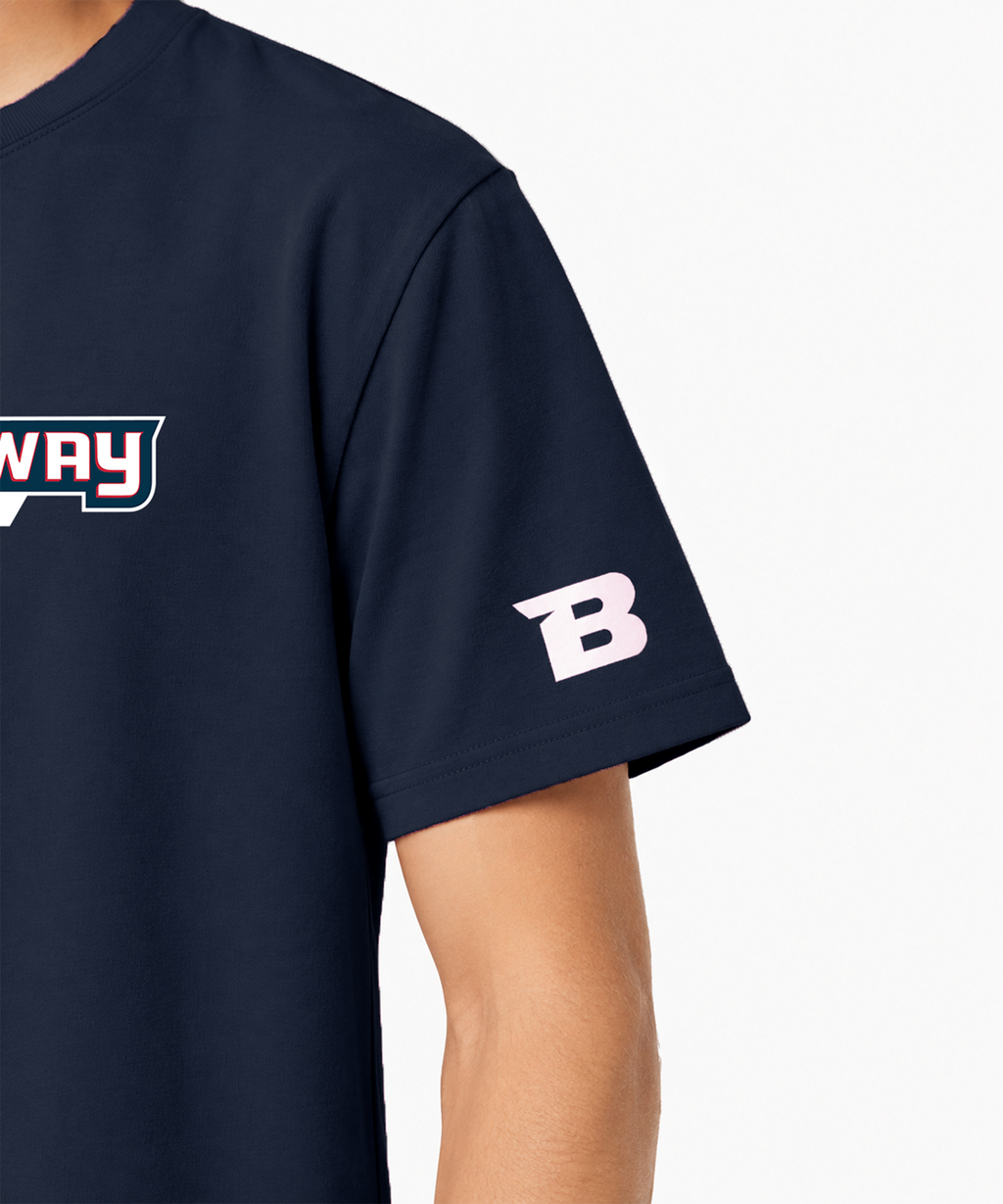 Breakaway Basketball Athletic Tee | Double-sided