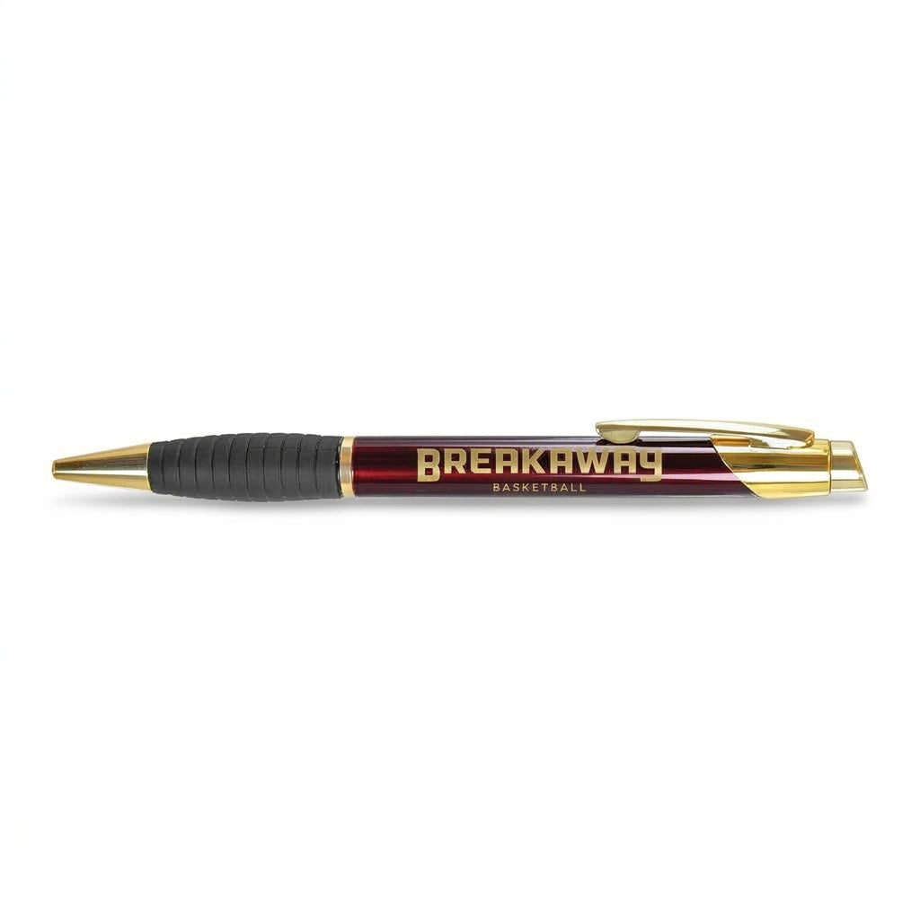 Breakaway Basketball Brass Ballpoint Pen | Engraved